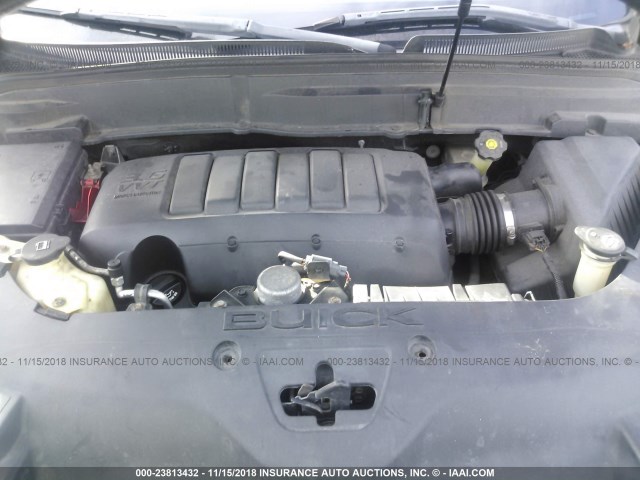 5GAER23DX9J190159 - 2009 BUICK ENCLAVE CXL მუქი ლურჯი ფოტო 10