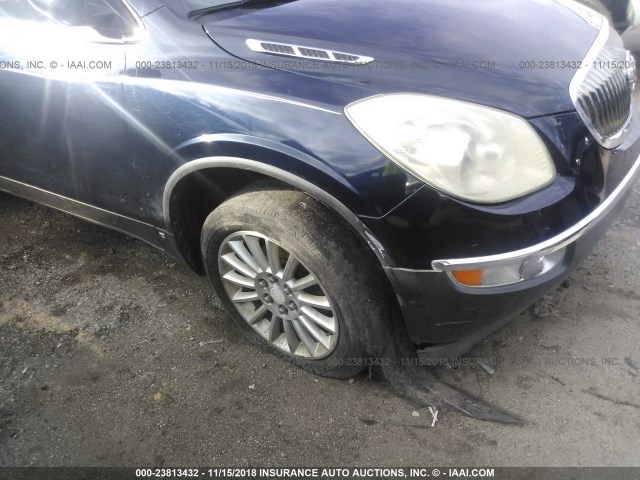 5GAER23DX9J190159 - 2009 BUICK ENCLAVE CXL მუქი ლურჯი ფოტო 6