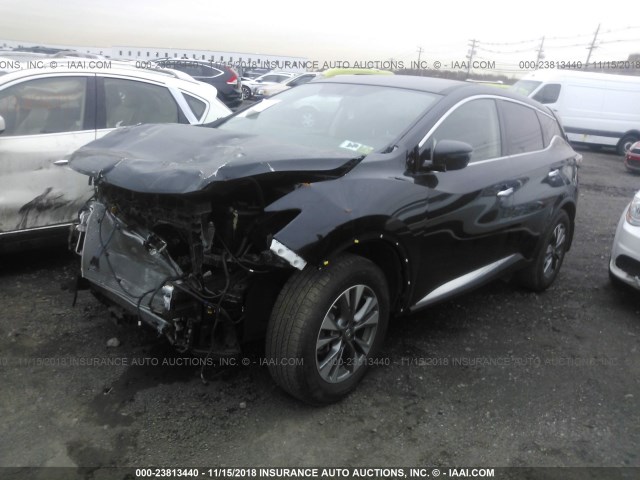 5N1AZ2MH1HN159836 - 2017 NISSAN MURANO S/SL/SV/PLATINUM BLACK photo 2