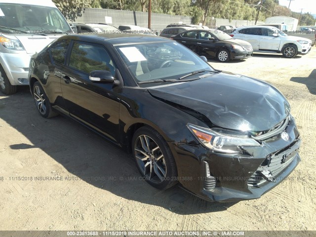 JTKJF5C79FJ009431 - 2015 TOYOTA SCION TC BLACK photo 1