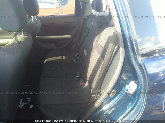 JTKKT624160165088 - 2006 TOYOTA SCION XA BLUE photo 8