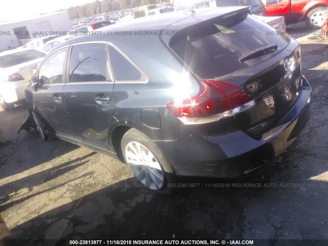 4T3BA3BB4DU041321 - 2013 TOYOTA VENZA LE/XLE BLACK photo 3