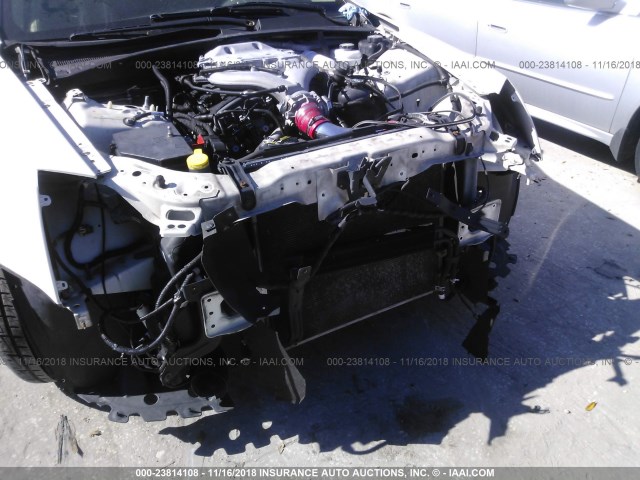 1G6DV57V980151547 - 2008 CADILLAC CTS HI FEATURE V6 WHITE photo 6
