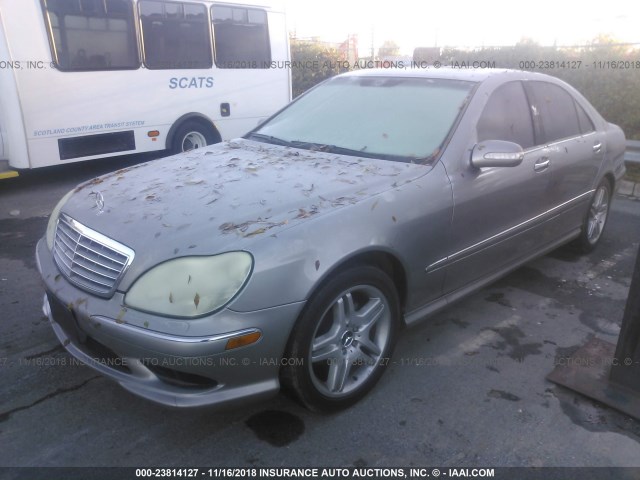 WDBNG70J34A387452 - 2004 MERCEDES-BENZ S 430 SILVER photo 2