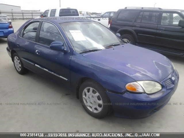 KMHJF35F6YU052993 - 2000 HYUNDAI ELANTRA GLS BLUE photo 1