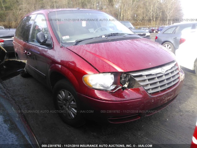 2A4GP44R36R881327 - 2006 CHRYSLER TOWN & COUNTRY LX MAROON photo 1
