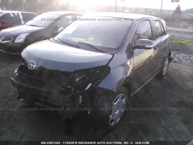 JTKKU10468J018619 - 2008 TOYOTA SCION XD GRAY photo 2