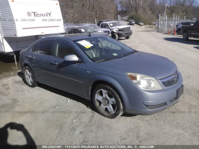 1G8ZS57NX8F162026 - 2008 SATURN AURA XE GRAY photo 1