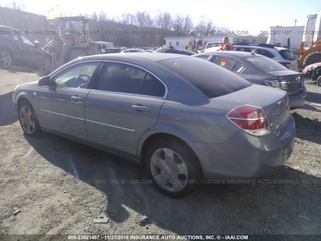 1G8ZS57NX8F162026 - 2008 SATURN AURA XE GRAY photo 3