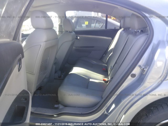 1G8ZS57NX8F162026 - 2008 SATURN AURA XE GRAY photo 8