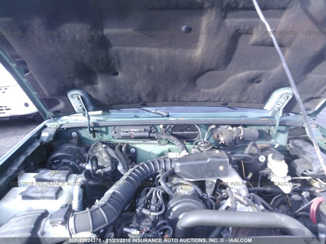 4F4YR12C5XTM25851 - 1999 MAZDA B2500 GREEN photo 10