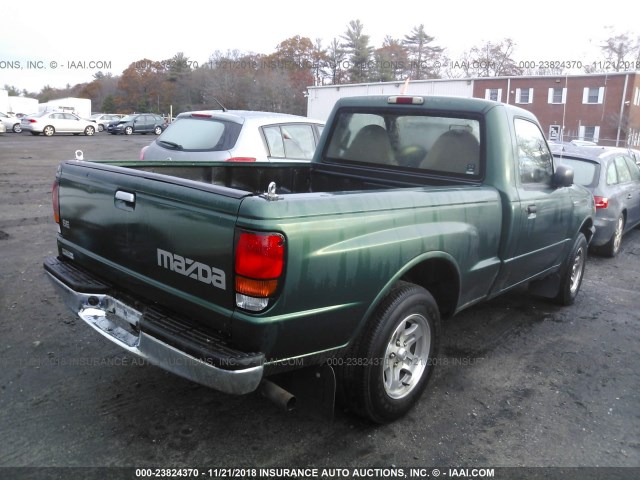 4F4YR12C5XTM25851 - 1999 MAZDA B2500 GREEN photo 4