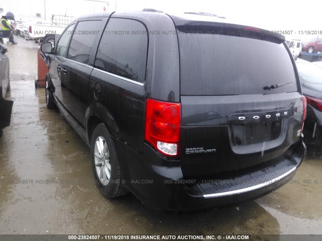 2C4RDGCG2KR512784 - 2019 DODGE GRAND CARAVAN  BLACK photo 3