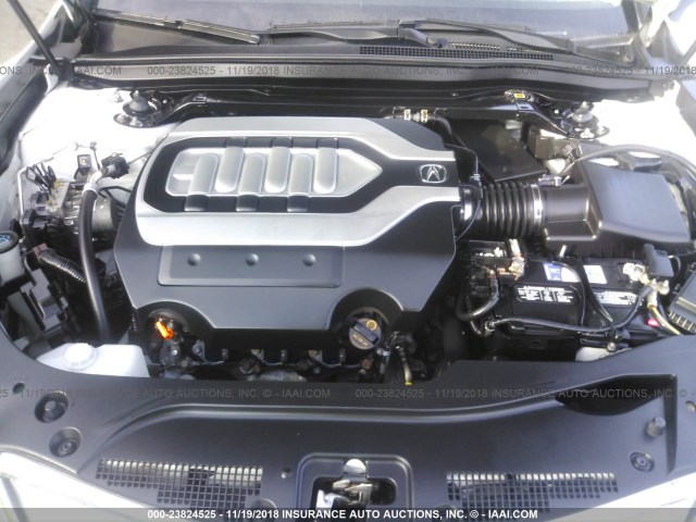 JH4KC1F94EC006190 - 2014 ACURA RLX ADVANCE WHITE photo 10