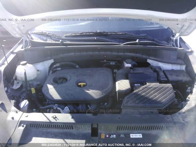 KM8J33A46JU641898 - 2018 HYUNDAI TUCSON SILVER photo 10