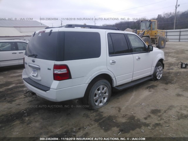 1FMJU1G57AEA47901 - 2010 FORD EXPEDITION XLT WHITE photo 4