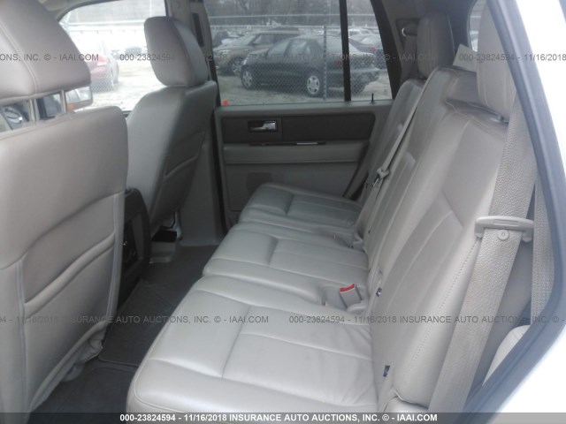 1FMJU1G57AEA47901 - 2010 FORD EXPEDITION XLT WHITE photo 8