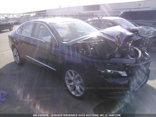 2G1125S38J9151106 - 2018 CHEVROLET IMPALA PREMIER Navy photo 1