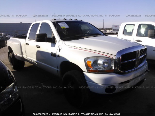 3D7MX48C46G119277 - 2006 DODGE RAM 3500 ST/SLT WHITE photo 1