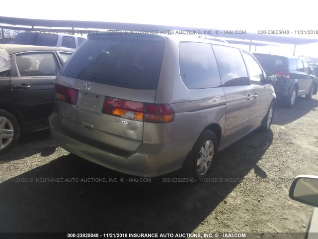 5FNRL18814B104843 - 2004 HONDA ODYSSEY EX GOLD photo 4