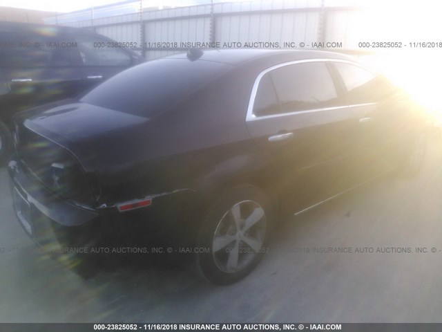 1G1ZC5E06CF116740 - 2012 CHEVROLET MALIBU 1LT BLACK photo 4