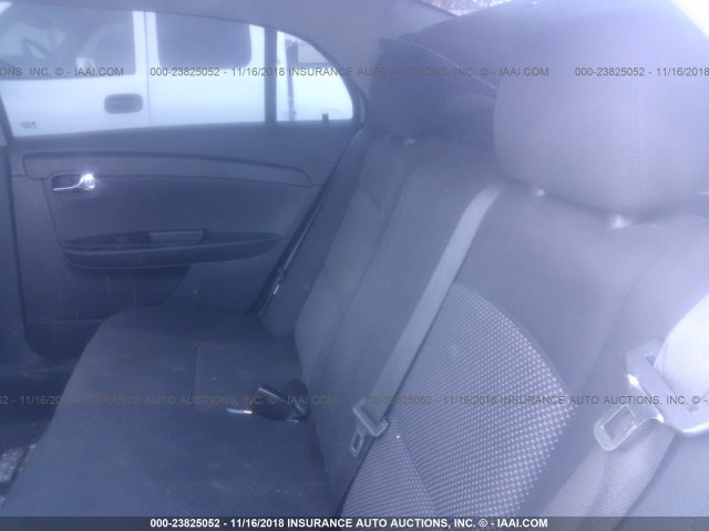 1G1ZC5E06CF116740 - 2012 CHEVROLET MALIBU 1LT BLACK photo 8