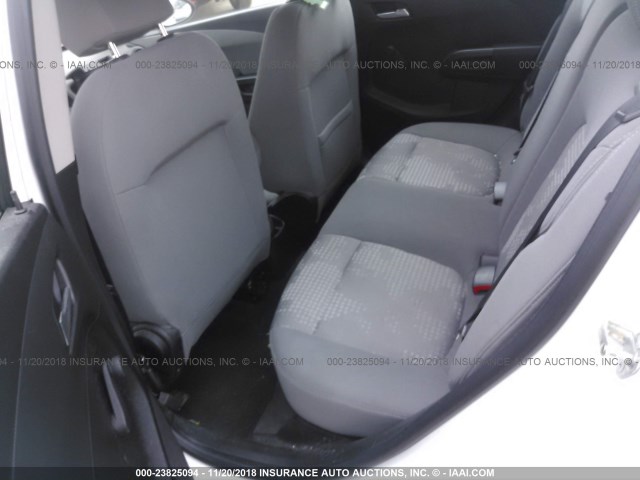 1G1JA6SH6C4143015 - 2012 CHEVROLET SONIC LS 白色 照片 8