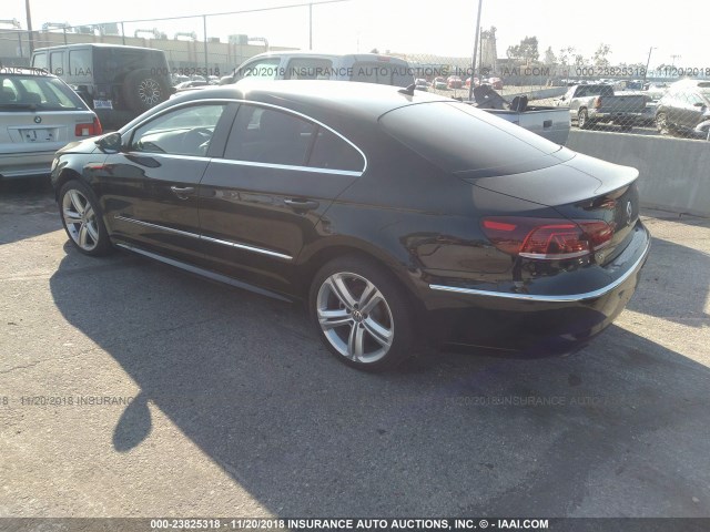 WVWBP7AN2EE527880 - 2014 VOLKSWAGEN CC SPORT BLACK photo 3