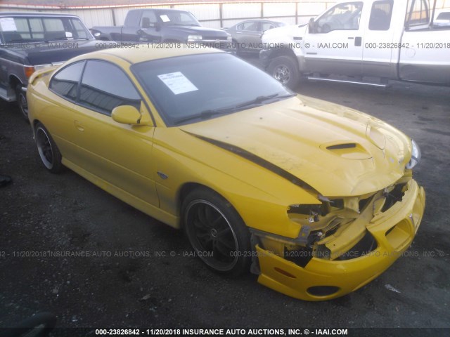 6G2VX12U95L432865 - 2005 PONTIAC GTO YELLOW photo 1