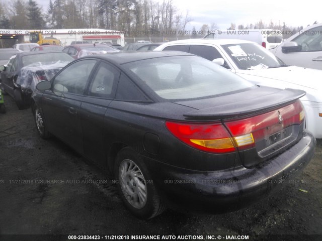 1G8ZP1284XZ369357 - 1999 SATURN SC1 BLACK photo 3