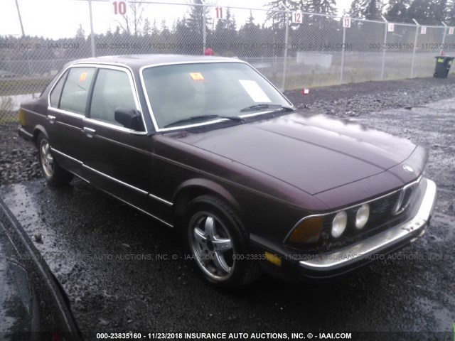 WBAFH8400F0638637 - 1985 BMW 735 I AUTOMATIC MAROON photo 1