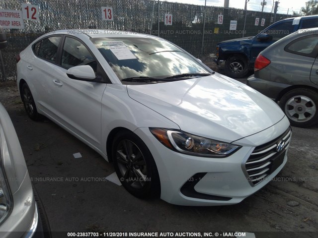 5NPD84LF7JH216630 - 2018 HYUNDAI ELANTRA SEL/VALUE/LIMITED WHITE photo 1