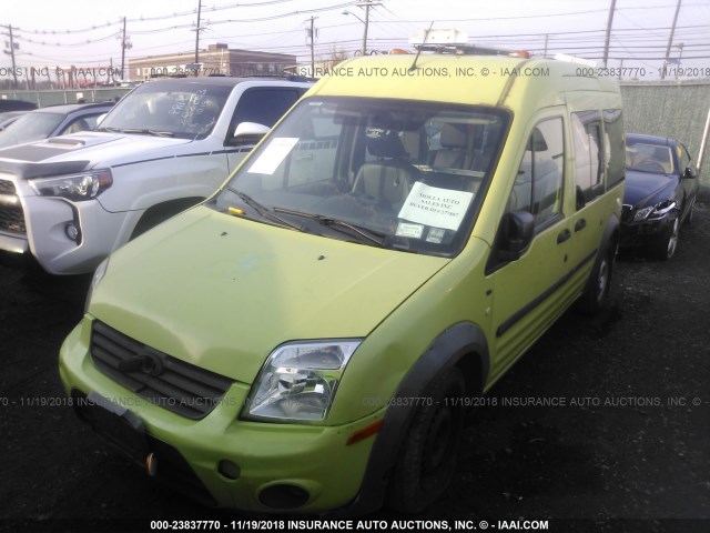 NM0KS9CN3DT129172 - 2013 FORD TRANSIT CONNECT XLT PREMIUM GREEN photo 2