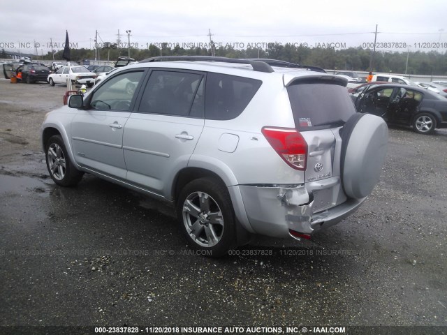 JTMZK32V786011985 - 2008 TOYOTA RAV4 SPORT GRAY photo 3