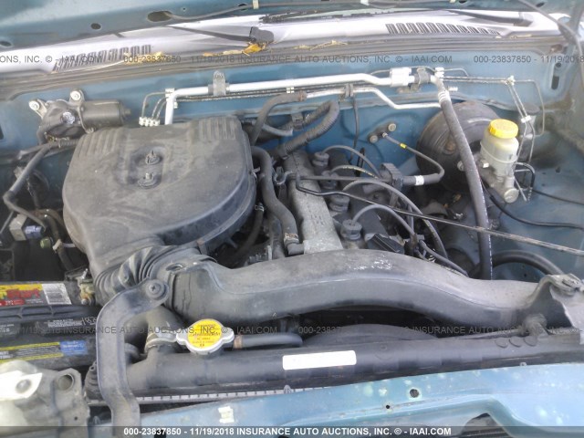 1N6DD26S82C369729 - 2002 NISSAN FRONTIER KING CAB XE BLUE photo 10
