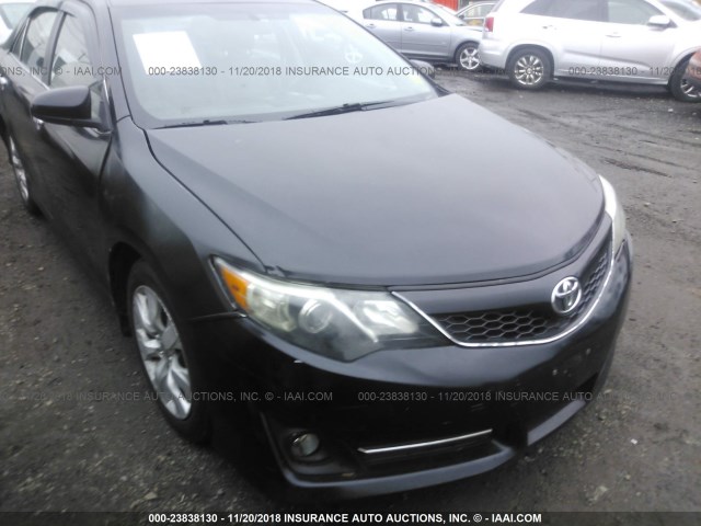 4T1BF1FK1CU148205 - 2012 TOYOTA CAMRY SE/LE/XLE BLACK photo 6