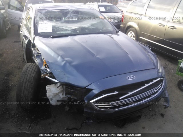 3FA6P0D93JR234056 - 2018 FORD FUSION TITANIUM/PLATINUM BLUE photo 6