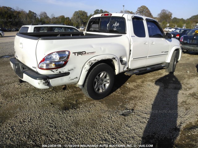 5TBRT38143S385456 - 2003 TOYOTA TUNDRA ACCESS CAB LIMITED WHITE photo 4