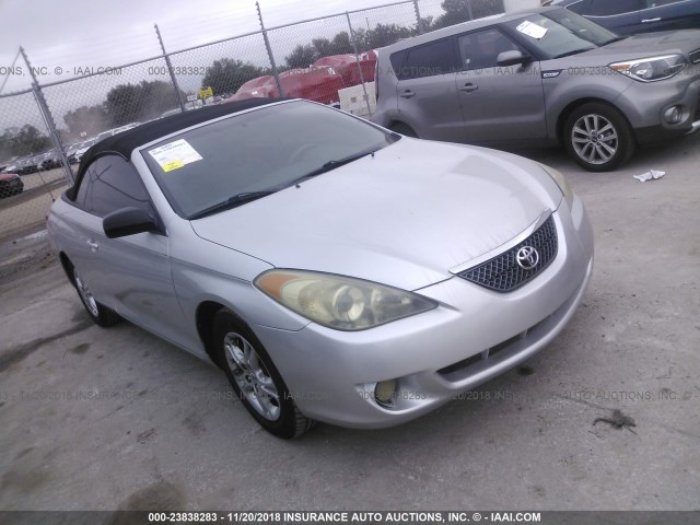 4T1FA38P28U152517 - 2008 TOYOTA CAMRY SOLARA SE/SLE/SPORT SILVER photo 1