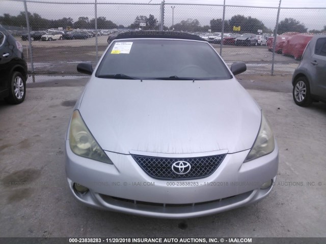 4T1FA38P28U152517 - 2008 TOYOTA CAMRY SOLARA SE/SLE/SPORT SILVER photo 6