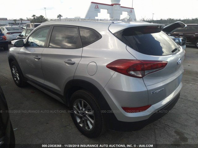 KM8J3CA46JU639746 - 2018 HYUNDAI TUCSON SILVER photo 3