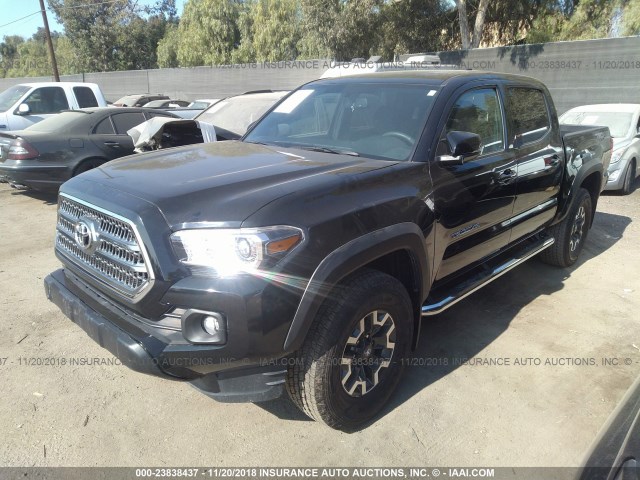 5TFCZ5AN3HX118265 - 2017 TOYOTA TACOMA DBL CAB/SR/TRDSPT/OR/PRO Qara foto 2