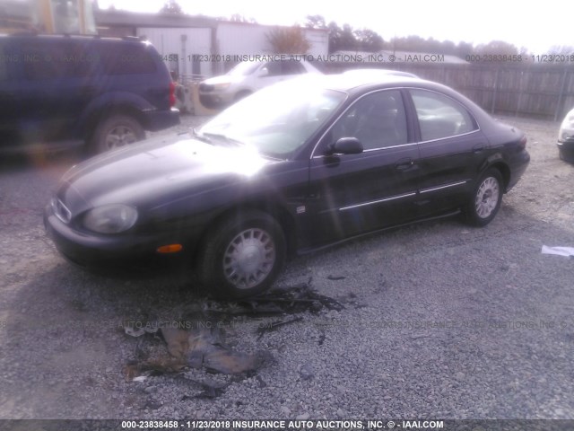 1MEFM53S5XG615233 - 1999 MERCURY SABLE LS BLACK photo 2