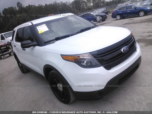 1FM5K8AR3FGB84504 - 2015 FORD EXPLORER POLICE INTERCEPTOR WHITE photo 1