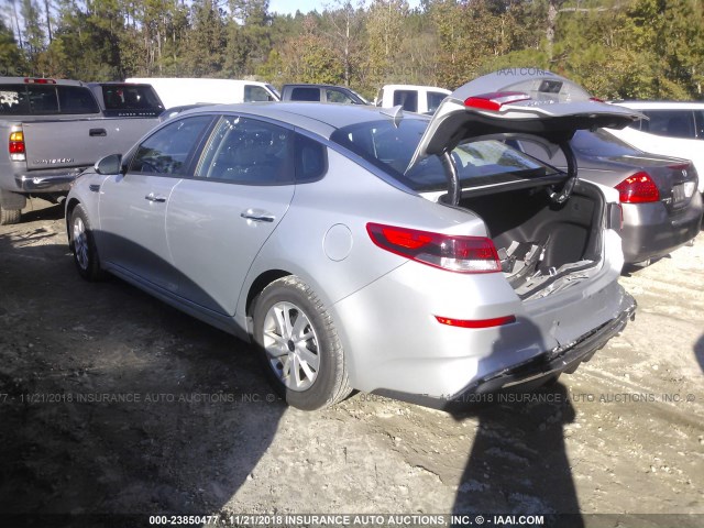 5XXGT4L39KG285026 - 2019 KIA OPTIMA LX/S SILVER photo 3