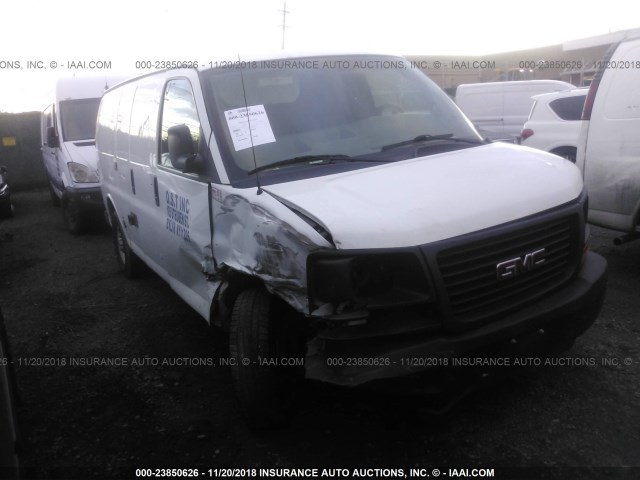 1GTZ7TCA5B1100102 - 2011 GMC SAVANA G3500 WHITE photo 1