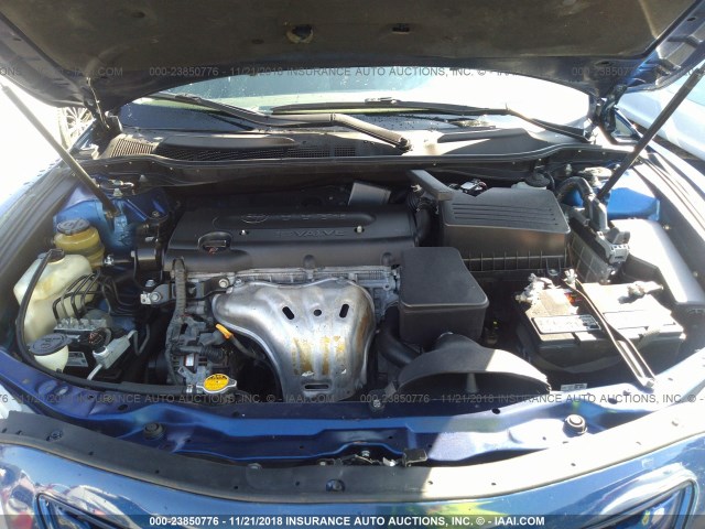 4T1BE46KX9U375714 - 2009 TOYOTA CAMRY SE/LE/XLE BLUE photo 10