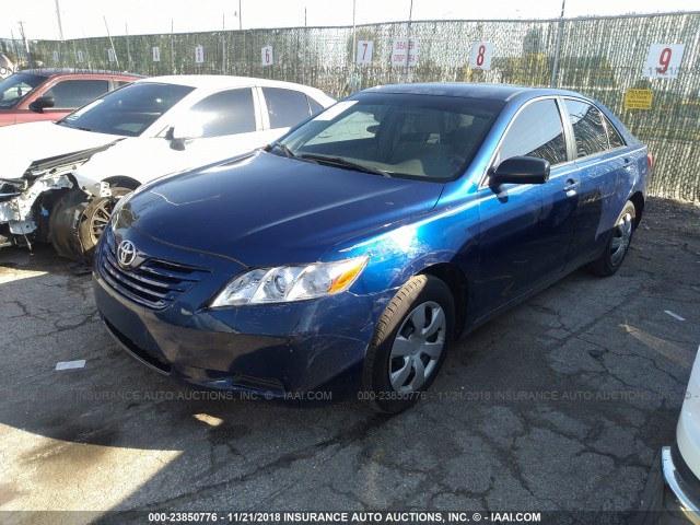 4T1BE46KX9U375714 - 2009 TOYOTA CAMRY SE/LE/XLE BLUE photo 2