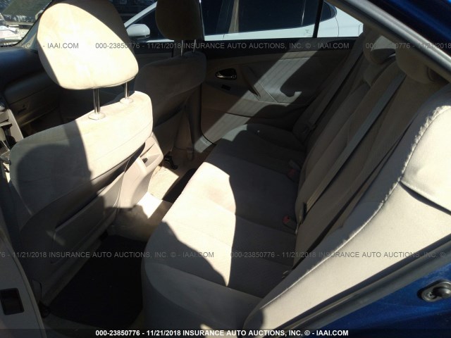 4T1BE46KX9U375714 - 2009 TOYOTA CAMRY SE/LE/XLE BLUE photo 8