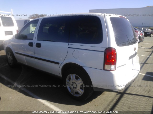 1GNDU23117D145452 - 2007 CHEVROLET UPLANDER LS 白色 照片 3